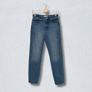 LOFT Women's Straight Leg Jeans in Deep Blue